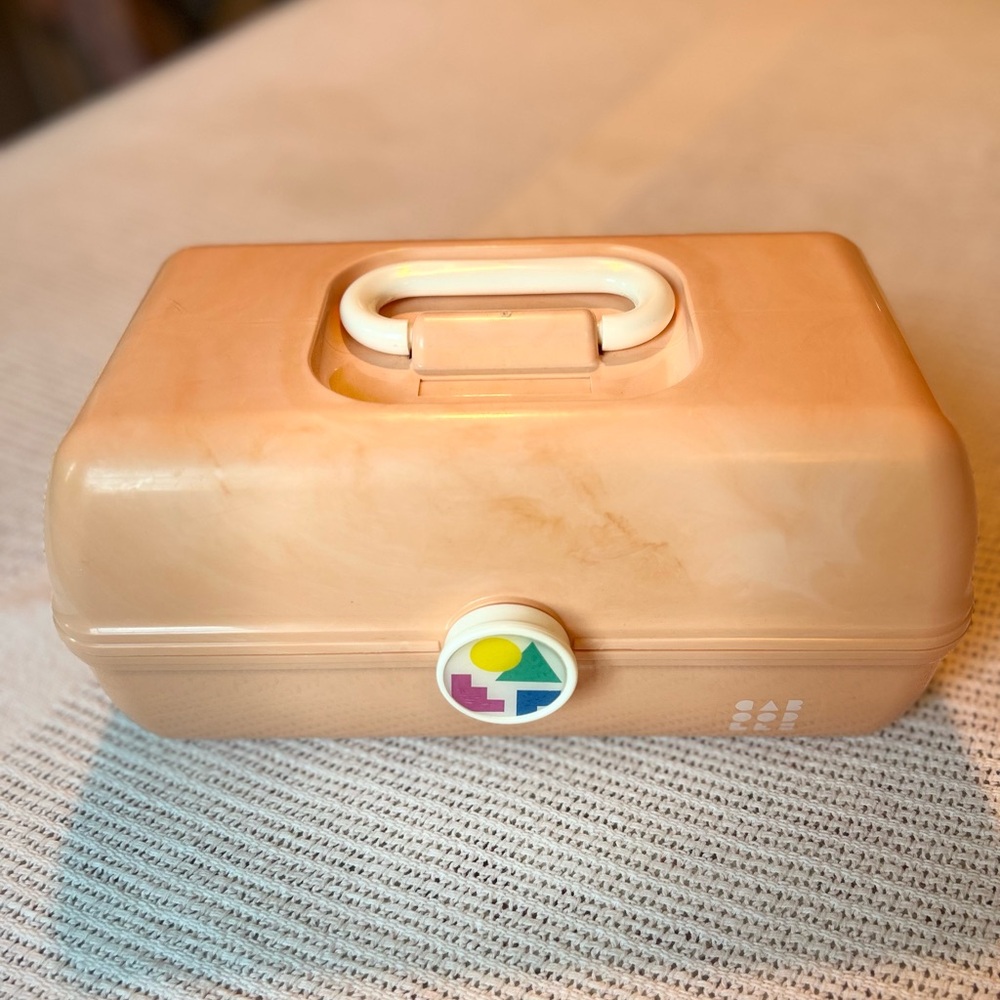 Vintage 1990's Caboodles 3-tier Makeup Case